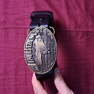 Vintage 1993 Jim Beam Limited Edition North Carolina Collectible Belt Buckle